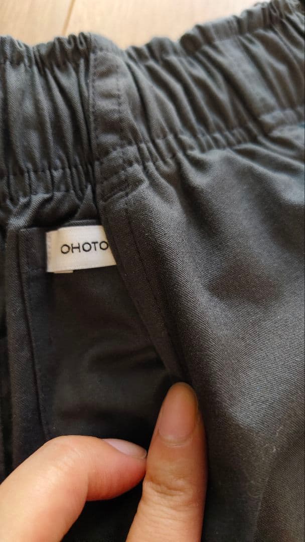 【新品】OHOTORO＊Slice Cargo Pants charcoal