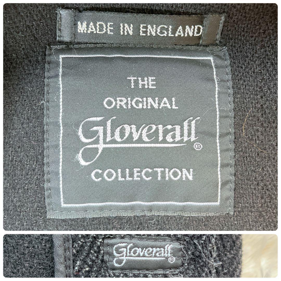 美品✨グローバーオール キングストン ヘリンボーン ダッフルコート トグル 黒