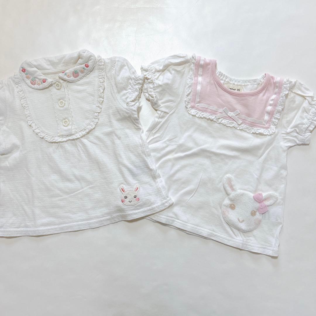 【クーラクール】14点夏物半袖ෆ‪ワンピースෆ‪詰め合わせセット95cm