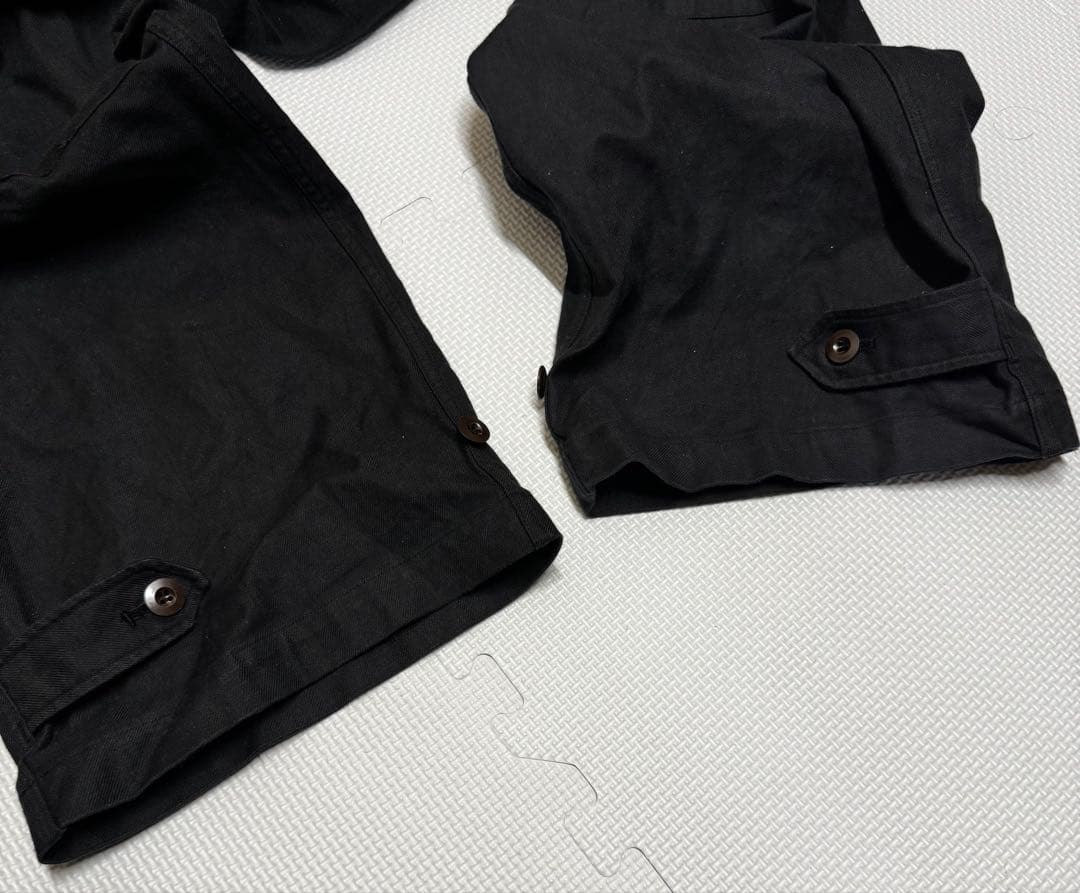 フランス軍 M-47 パンツ 前期 後染め 35 M47 カーゴパンツ　黒