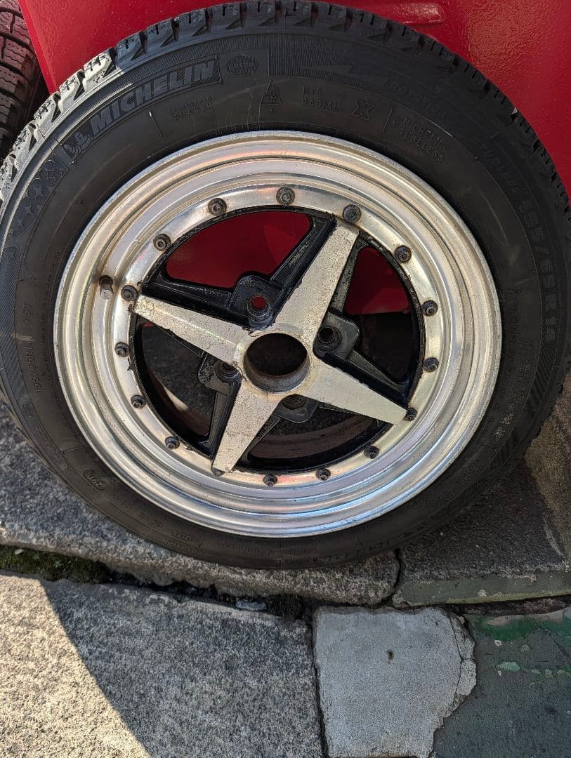 ワーク エクイップ 14インチホイール 6J+35 4穴 PCD100 4本