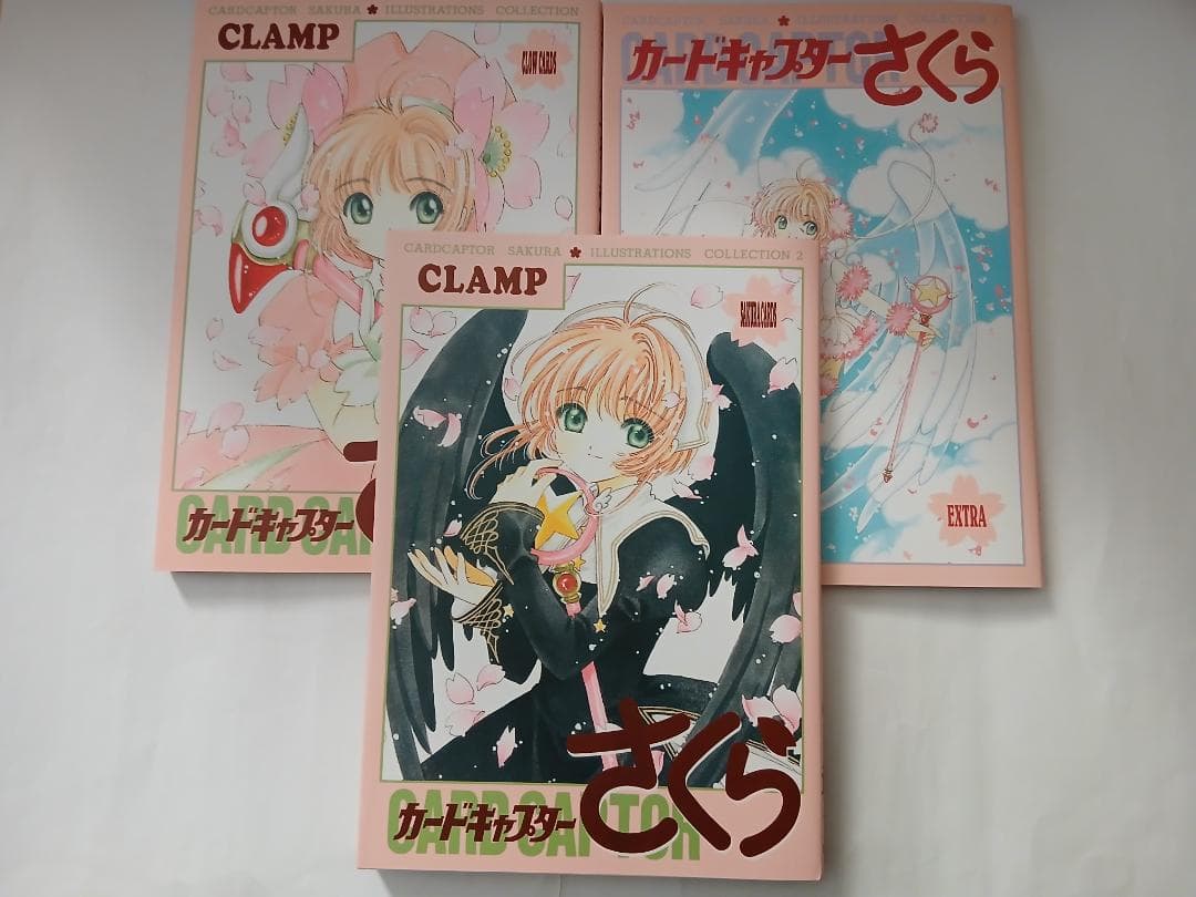 カードキャプターさくら　全巻　イラスト集3冊　関連雑誌1冊　CLAMP