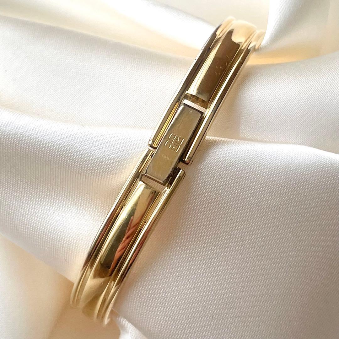 GIVENCHY ジバンシィ 時計 レディース バングル　2Pダイヤ ゴールド