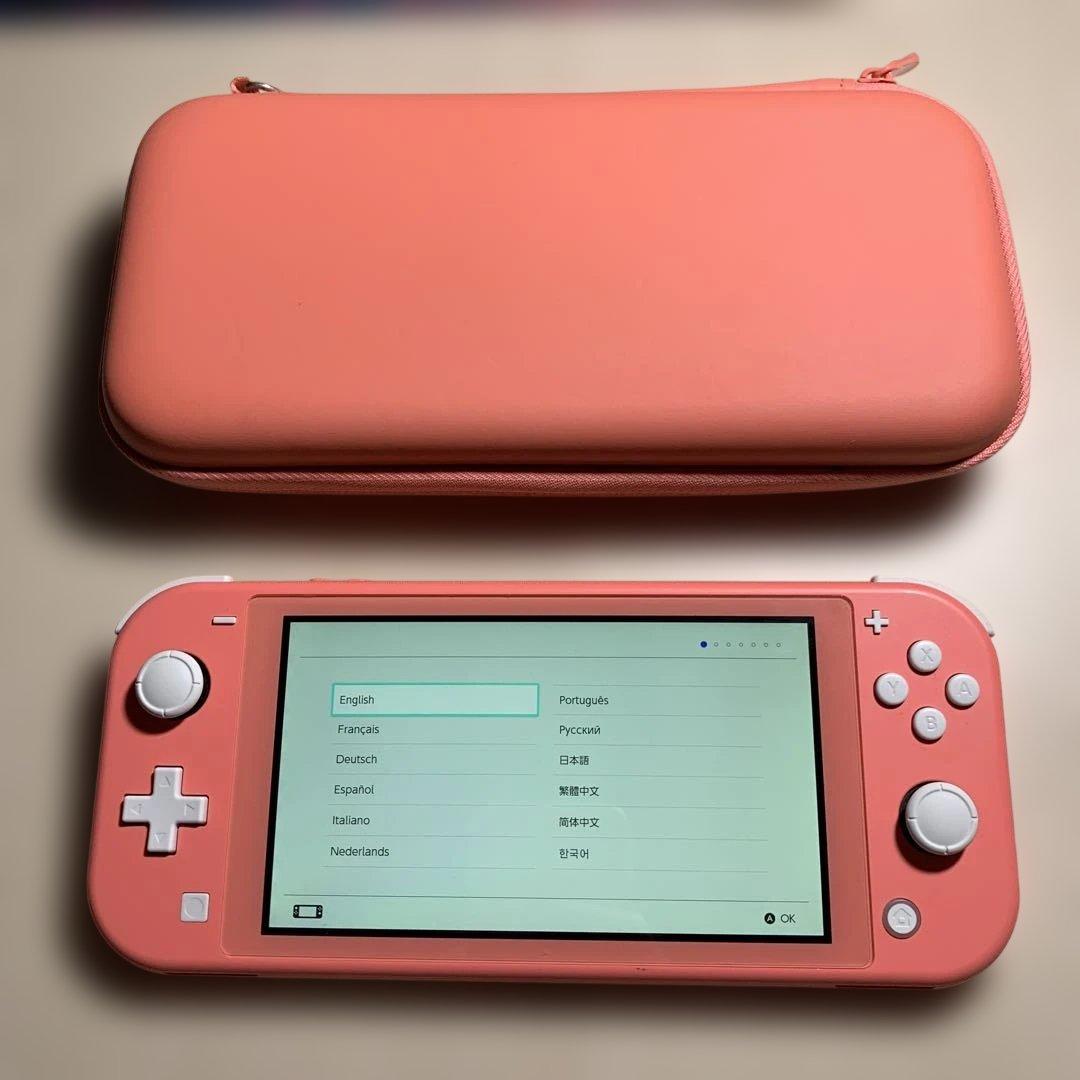 Nintendo Switch light ピンク　本体