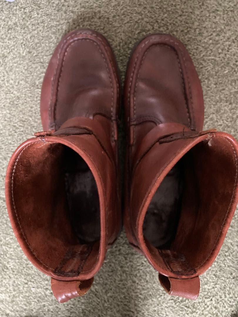 Russell Moccasin ノックアバウト ブーツ 7 1/2バックル付き