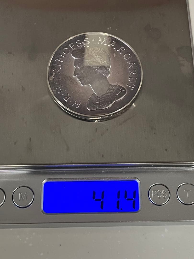 【希少・銀製】プリンセスマーガレット 訪日記念 メダル 1969年製 英国王室