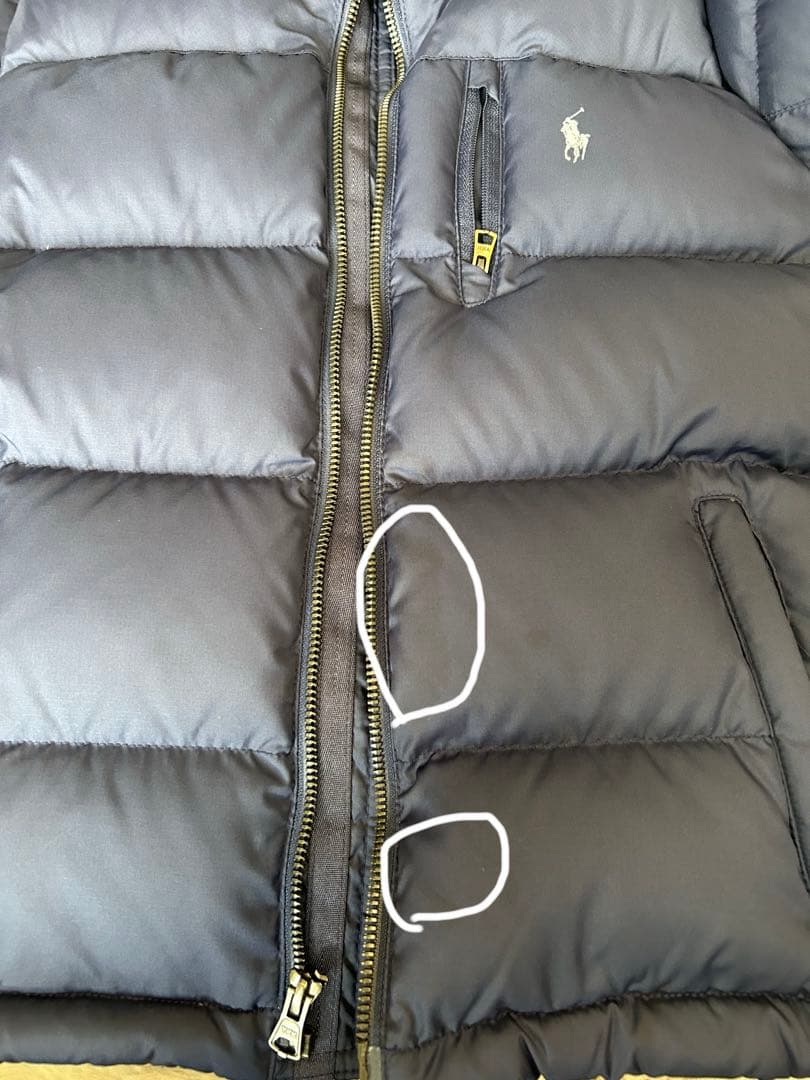 ラルフローレン　ネイビー ダウンジャケット