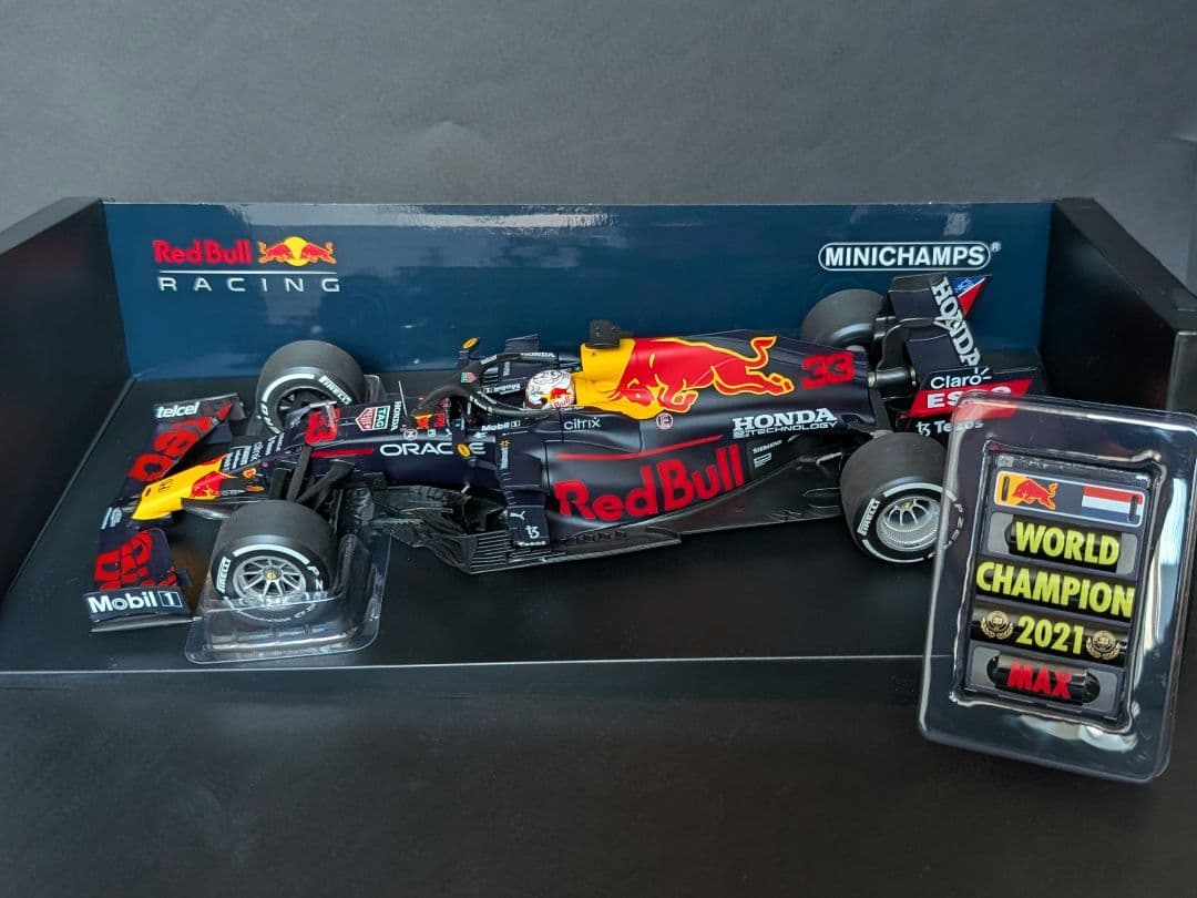 ミニチャンプス 1/18 レッドブル ホンダ RB16B M.フェルスタッペン
