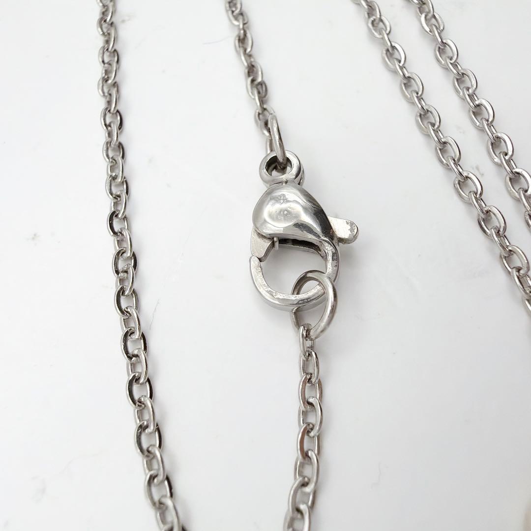 Dior ハート SV925 リボン ネックレス 水色 ヴィンテージ