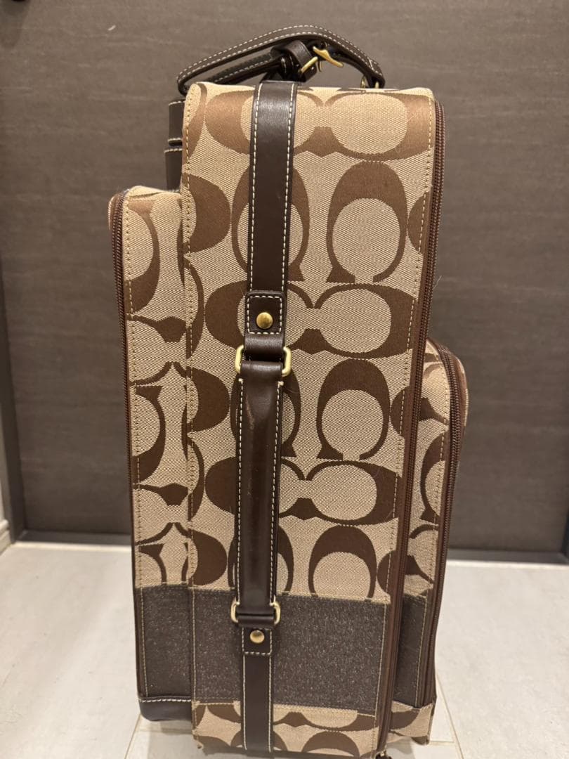 COACH 中型キャリーケース ブラウンモノグラム