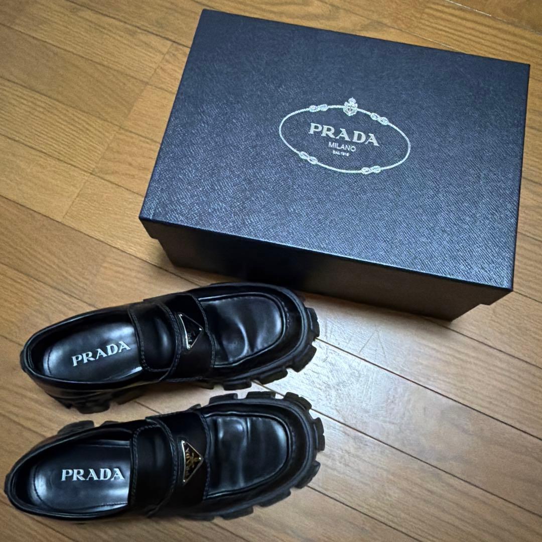 PRADA モノリス ローファー 27センチ