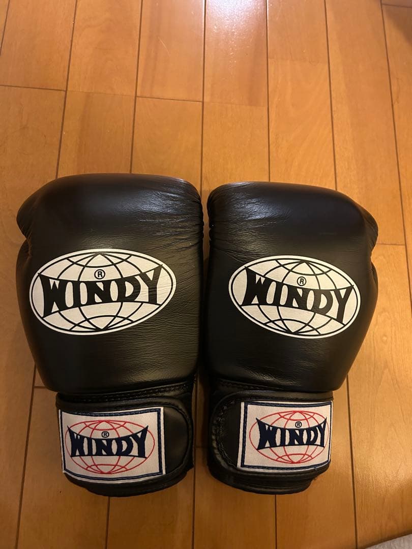WINDY ボクシンググローブ 8オンス　ブラック