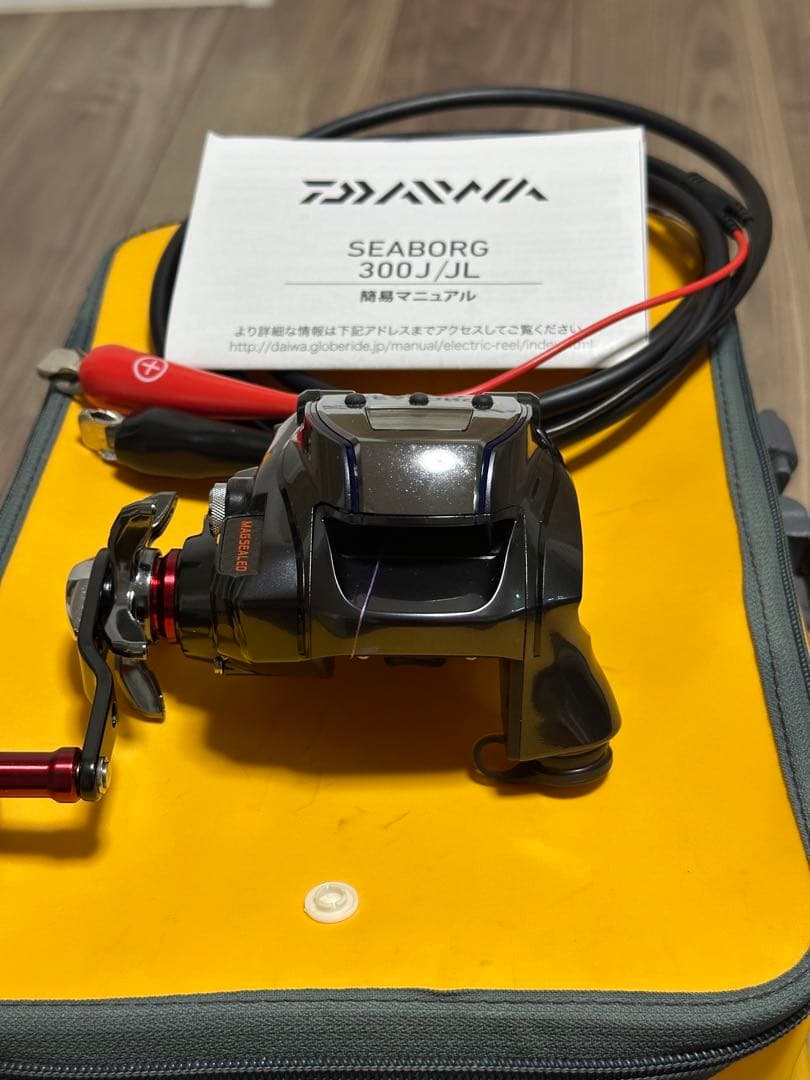 DAIWA SEABORG 300J 電動リール 本体+電源コード+収納袋