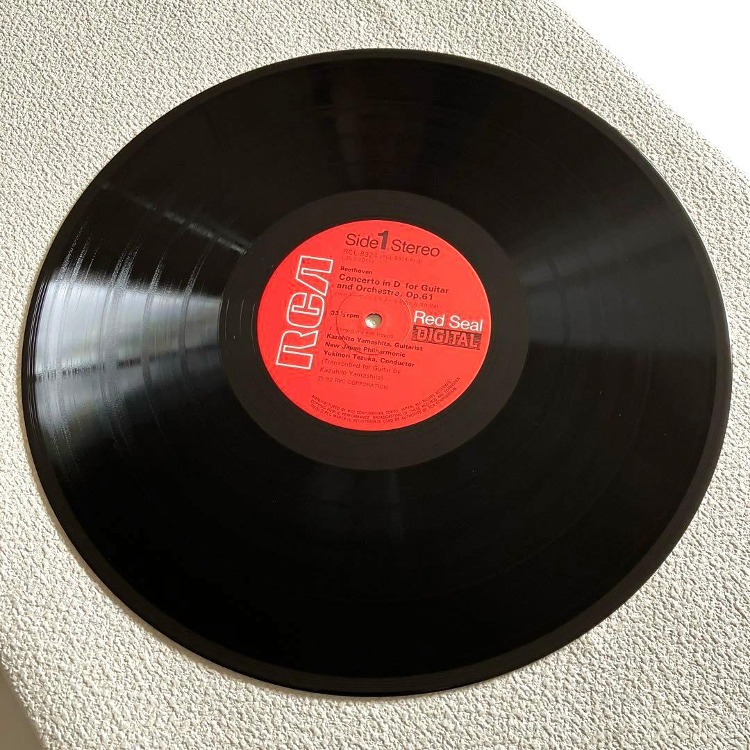ベートーヴェン:ギター協奏曲　山下和仁　　　　　LPレコード