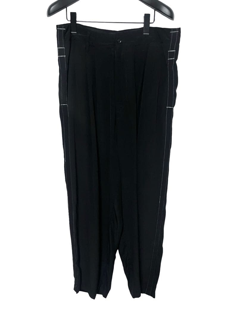 22ss 未使用 ヨウジヤマモト POUR HOMME シルクパンツ