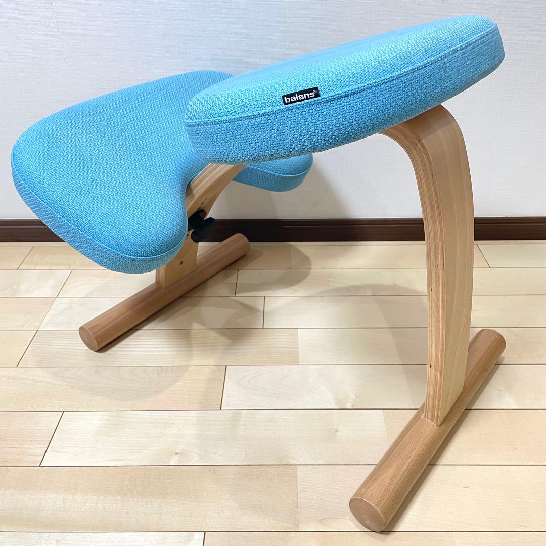 バランスラボ バランスチェア バランスイージー ライトブルー 中古品