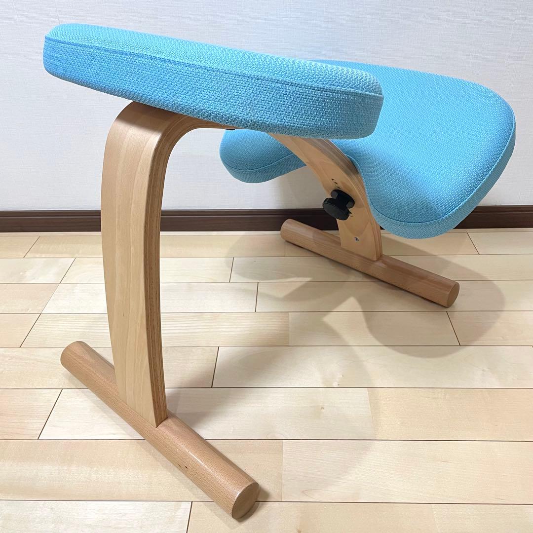 バランスラボ バランスチェア バランスイージー ライトブルー 中古品