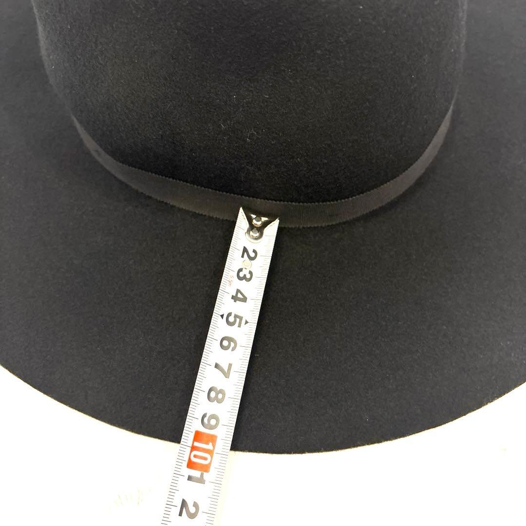 STETSON ステットソン 帽子フェルトハット 黒 ブラック アメリカ製