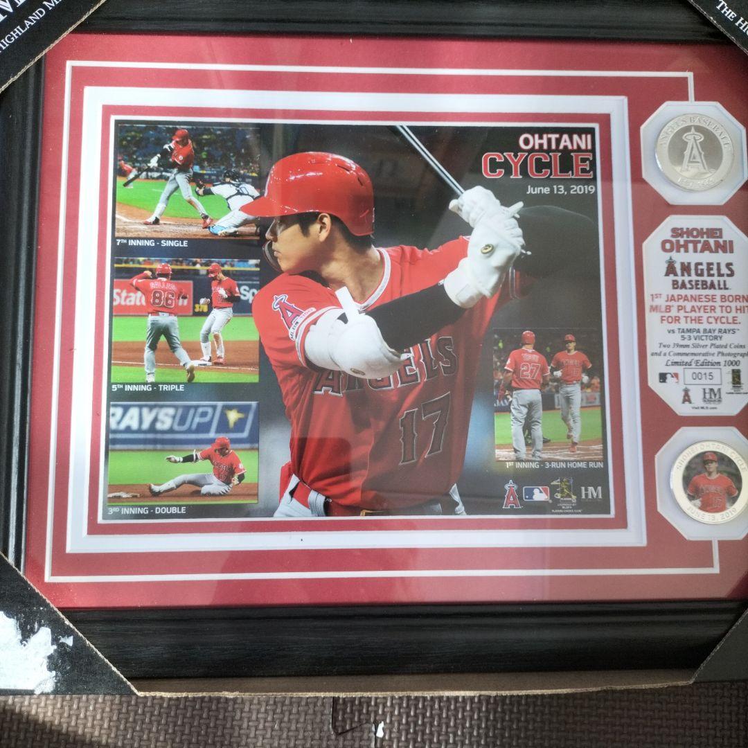 2019年大谷翔平MLB日本人初サイクルヒットフォトミント　1000枚の15番目