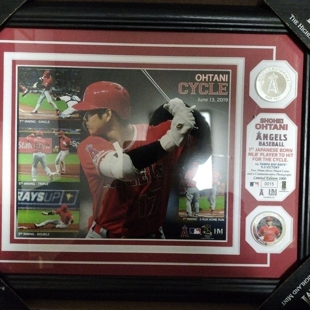 2019年大谷翔平MLB日本人初サイクルヒットフォトミント　1000枚の15番目