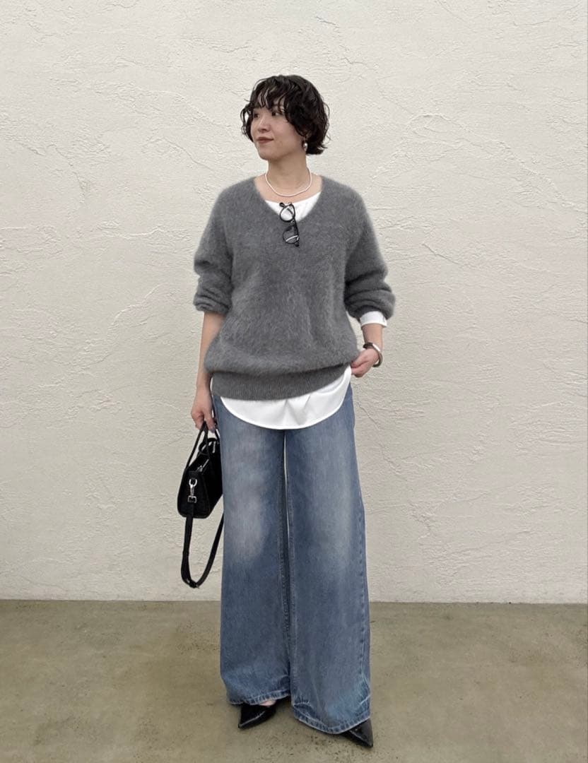 【完売品】loungedressサテンロンTブラウス