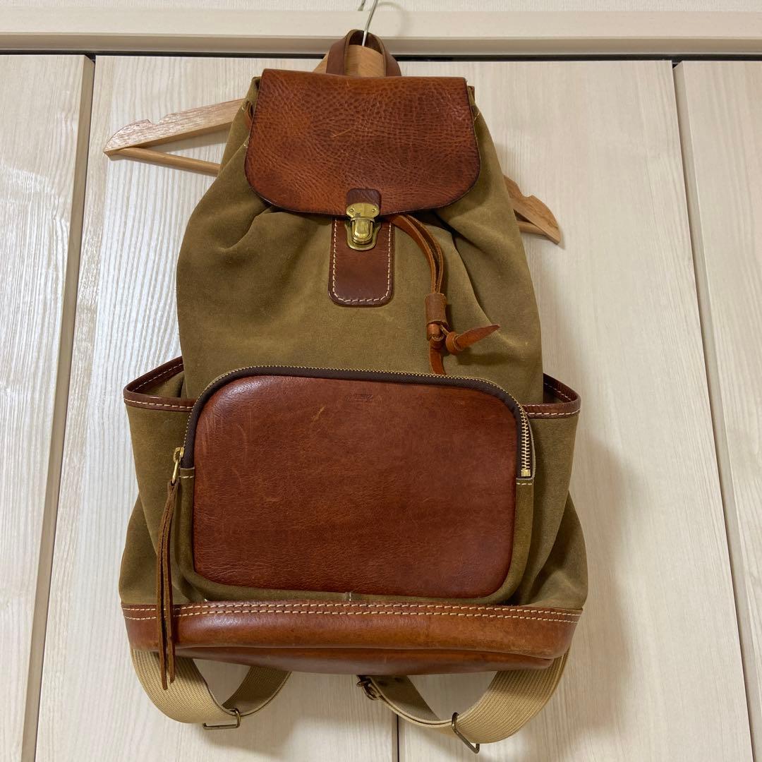 HERZ 「創業者デザインデッドストックのベロア革リュック」限定