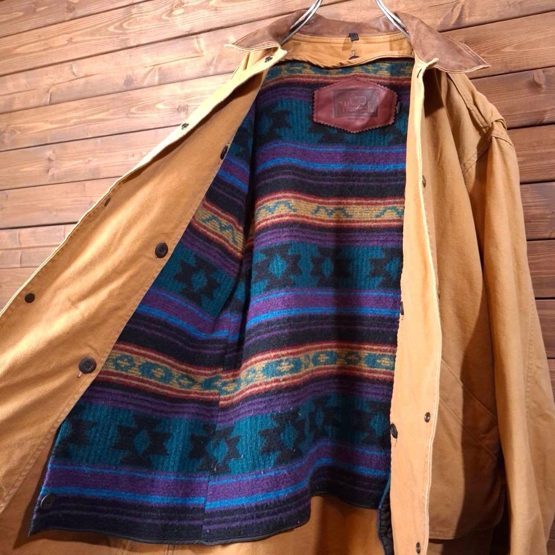 90s USA製 Woolrich ウールリッチ ダック ハンティングジャケット