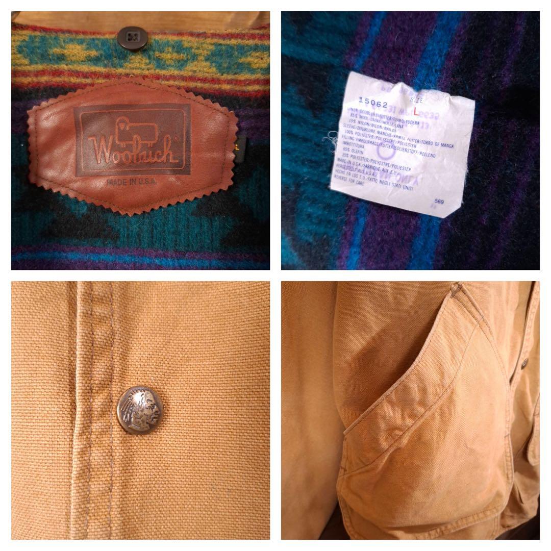 90s USA製 Woolrich ウールリッチ ダック ハンティングジャケット