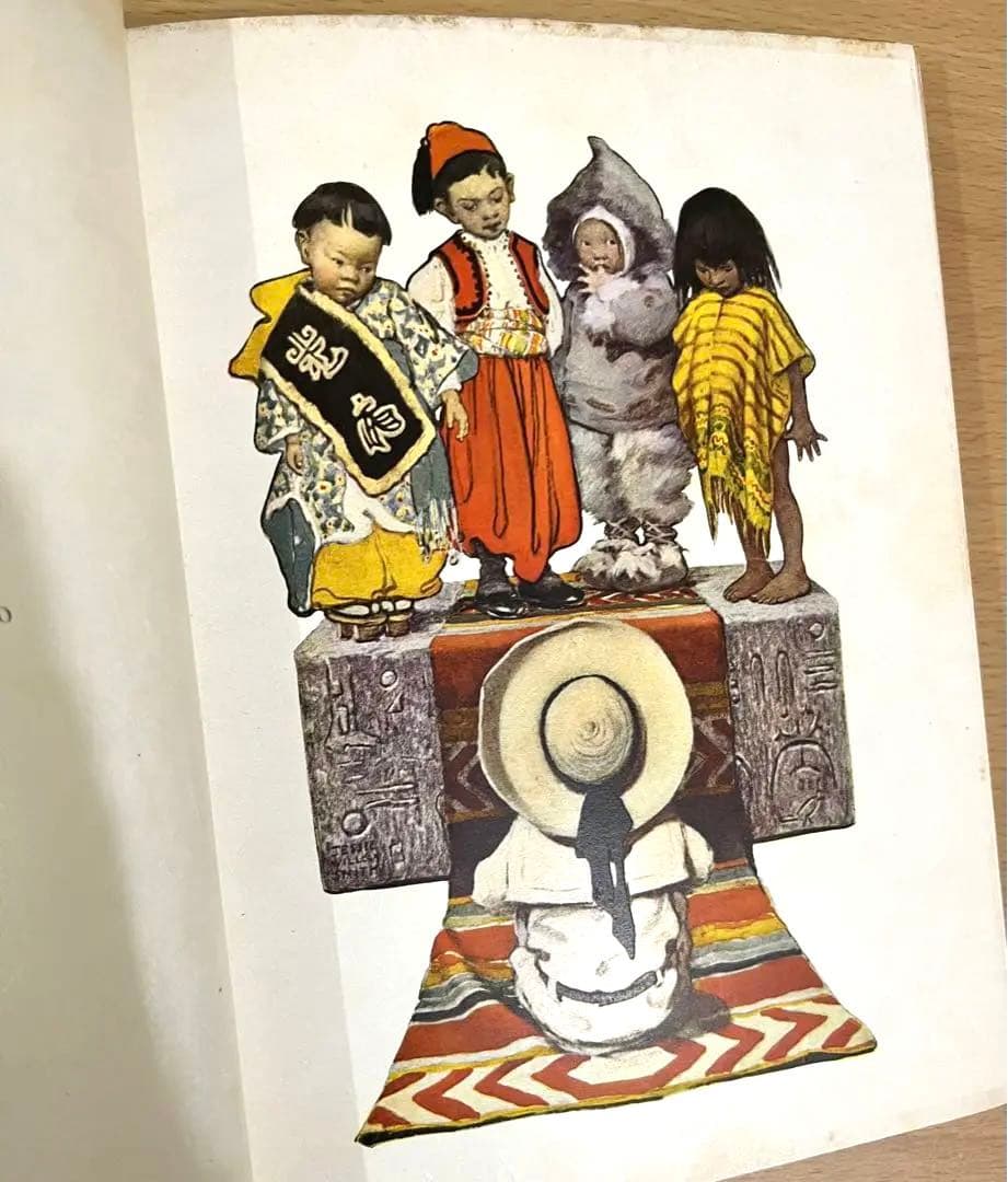 NO.82 希少 洋書 古書 絵本 子どもの詩の園 アンティーク ビンテージ