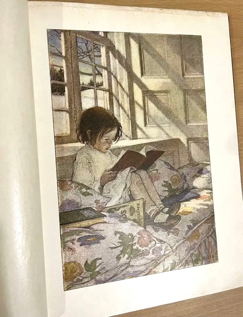 NO.82 希少 洋書 古書 絵本 子どもの詩の園 アンティーク ビンテージ