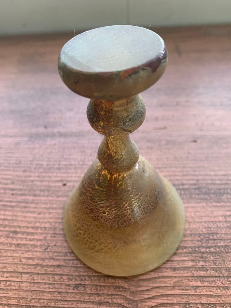 元木貴信さん作　ガラス金箔おちょこ2客セット