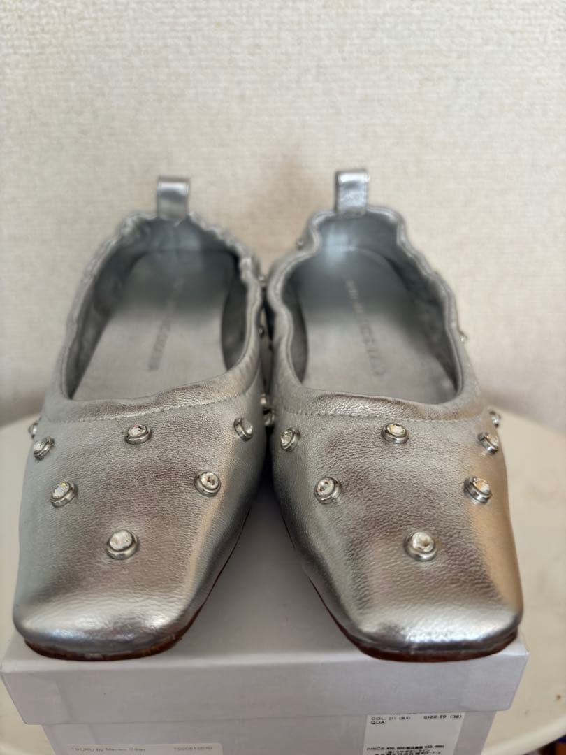 ツルバイマリコオイカワフラットシューズ 37ミレニア着用数回美品❤︎