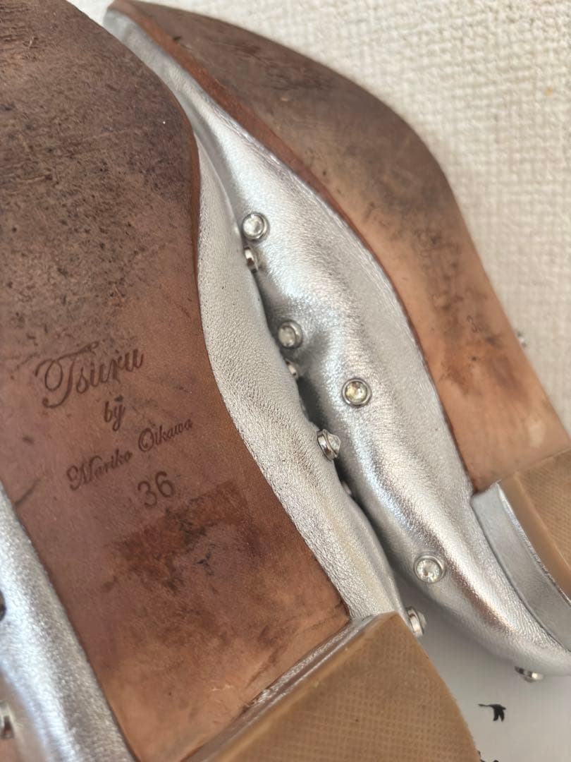 ツルバイマリコオイカワフラットシューズ 37ミレニア着用数回美品❤︎