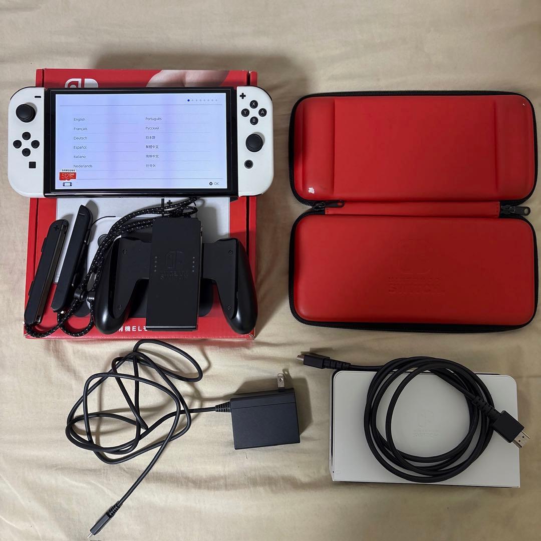 ニンテンドースイッチ 有機EL ホワイト (+ microSD 512GB 等)