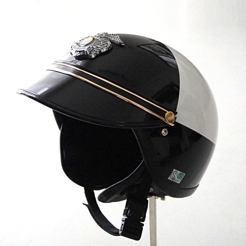 セフティージャパン ポリスヘルメット ハーフヘルメット ポリヘル