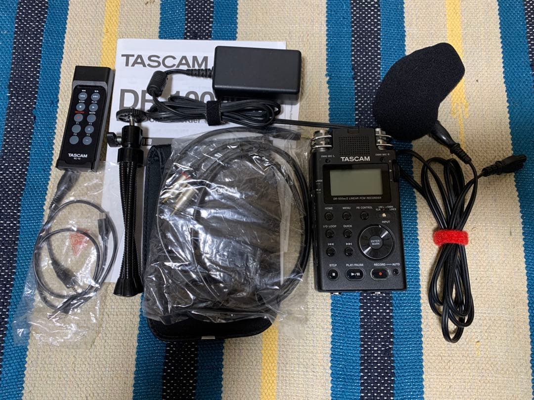 TASCAM タスカム DR-100MKII リニア ＰＣＭ レコーダー