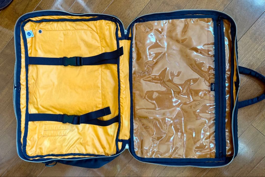 PORTER タンカー ダブルジップ ドキュメントバッグ 大容量