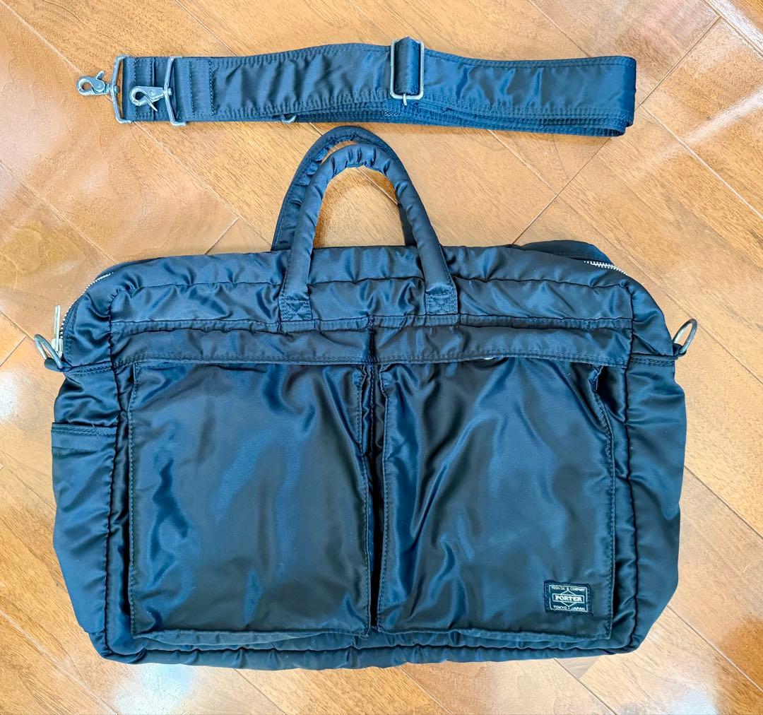PORTER タンカー ダブルジップ ドキュメントバッグ 大容量