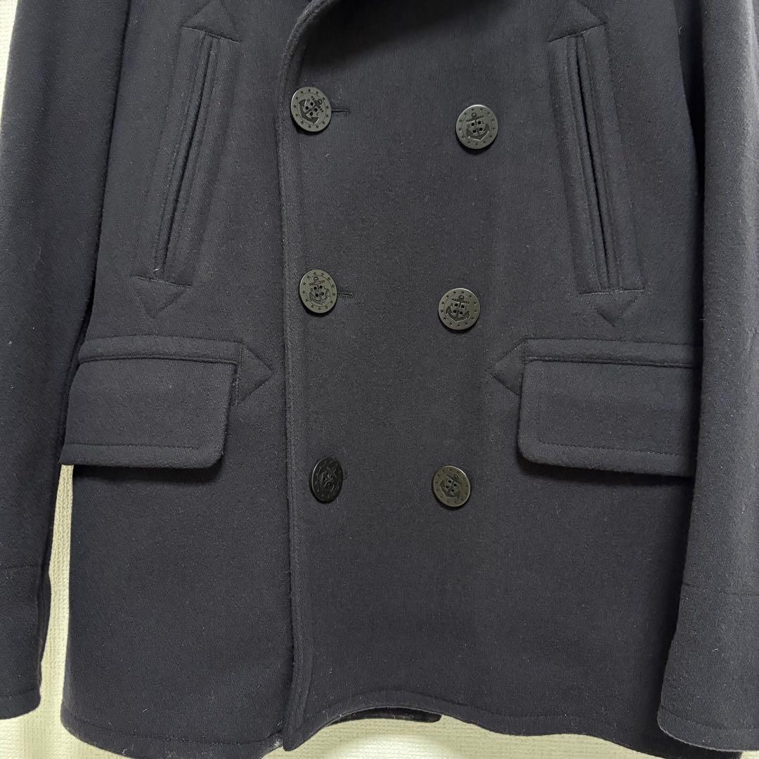 美品POLO RALPH LAUREN Pコート メンズ M ネイビー 定番 冬