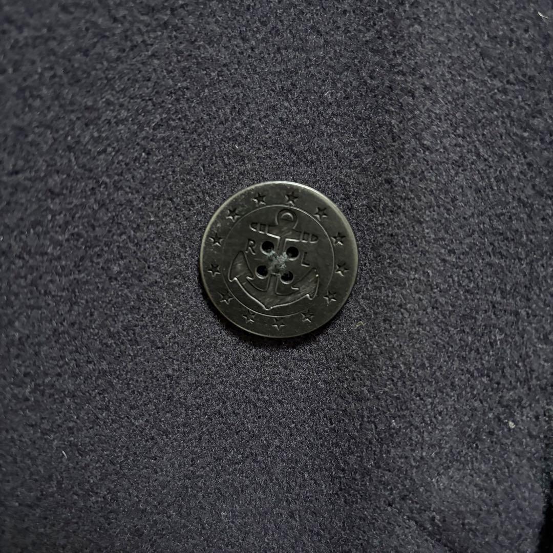 美品POLO RALPH LAUREN Pコート メンズ M ネイビー 定番 冬