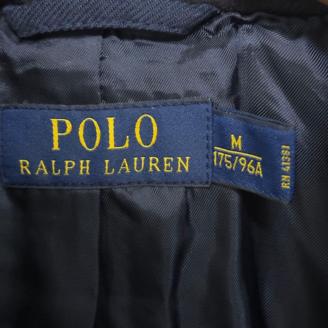 美品POLO RALPH LAUREN Pコート メンズ M ネイビー 定番 冬