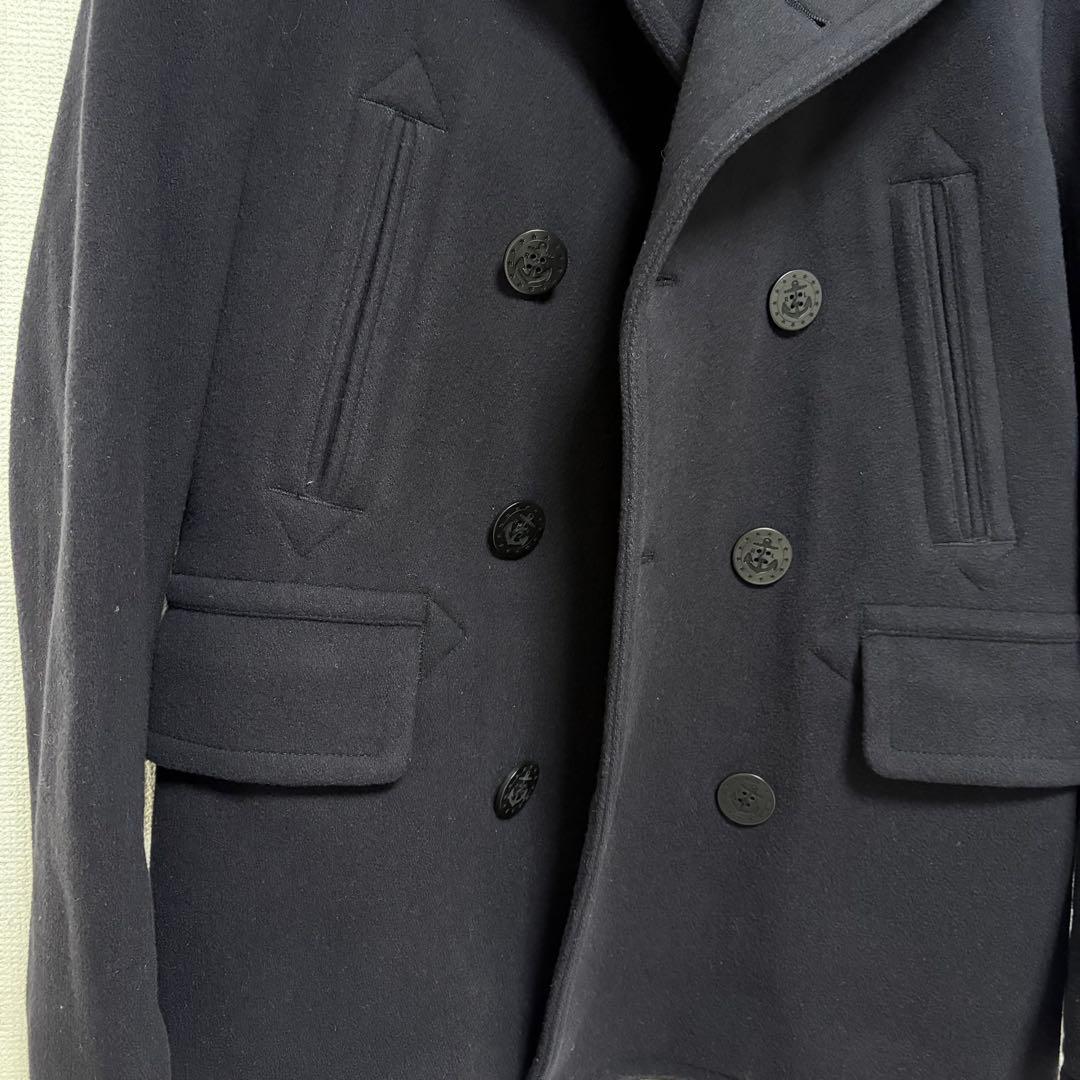 美品POLO RALPH LAUREN Pコート メンズ M ネイビー 定番 冬