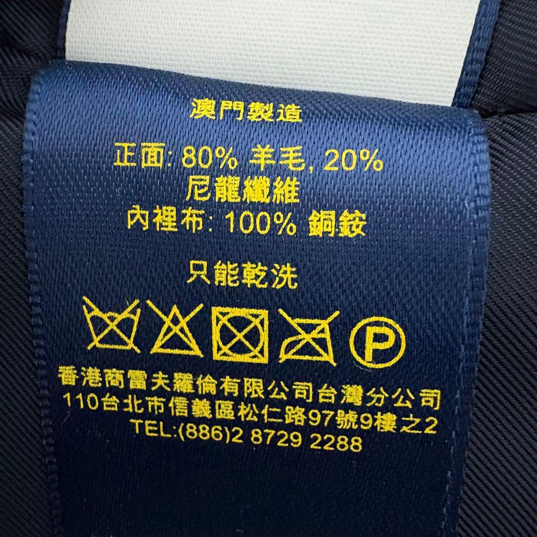 美品POLO RALPH LAUREN Pコート メンズ M ネイビー 定番 冬