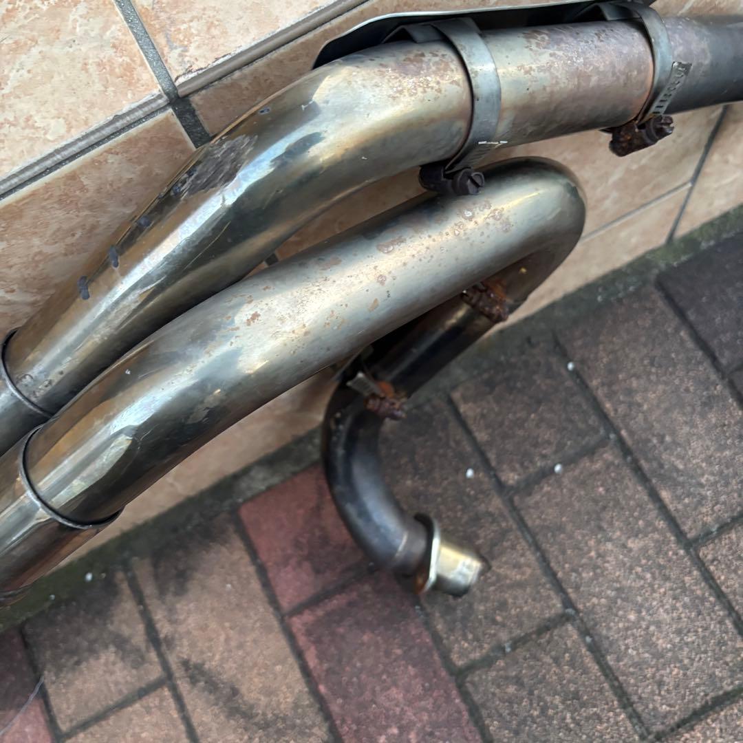 スティード　400 600 フルエキマフラー 車検対応　フランジ付き　送料込み