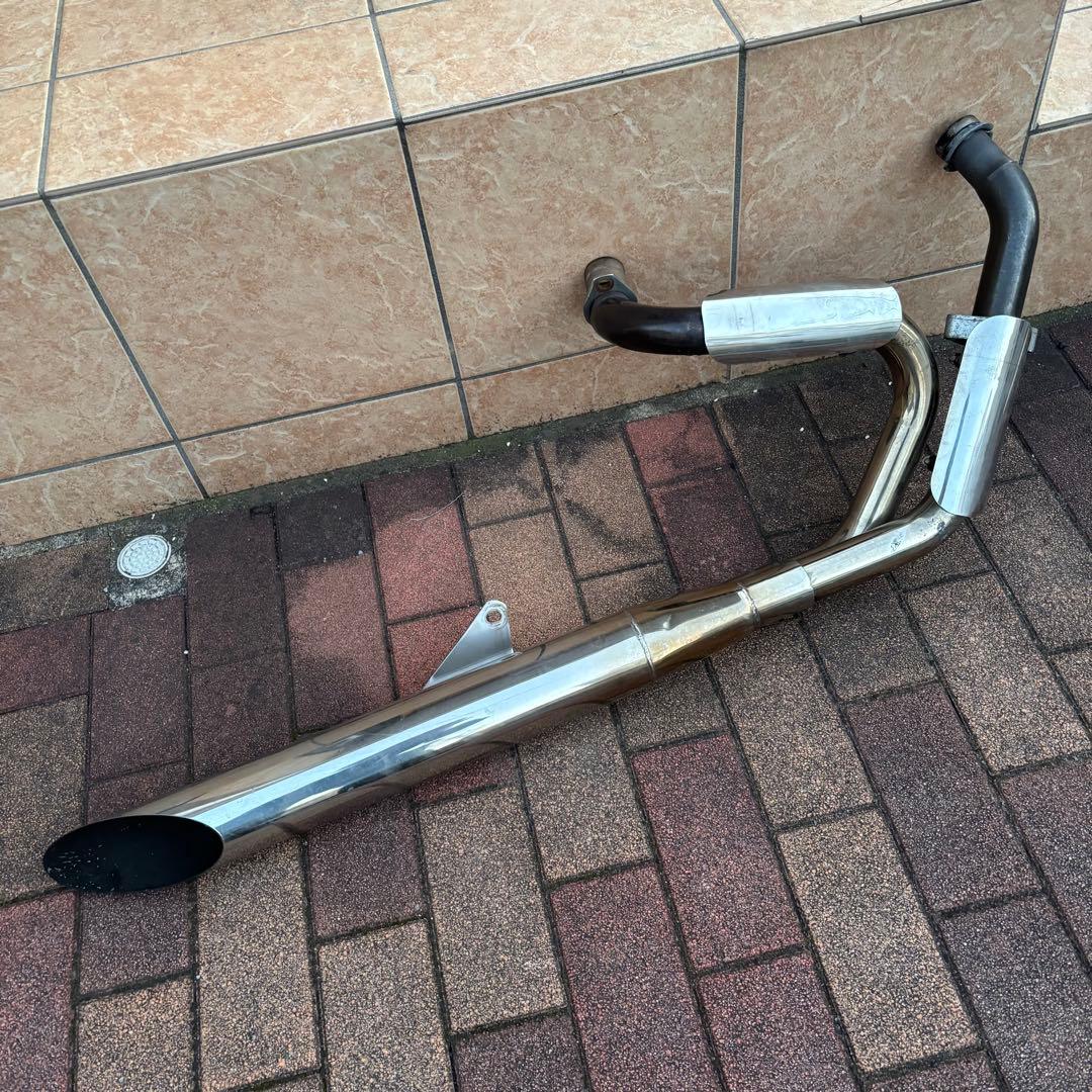 スティード　400 600 フルエキマフラー 車検対応　フランジ付き　送料込み