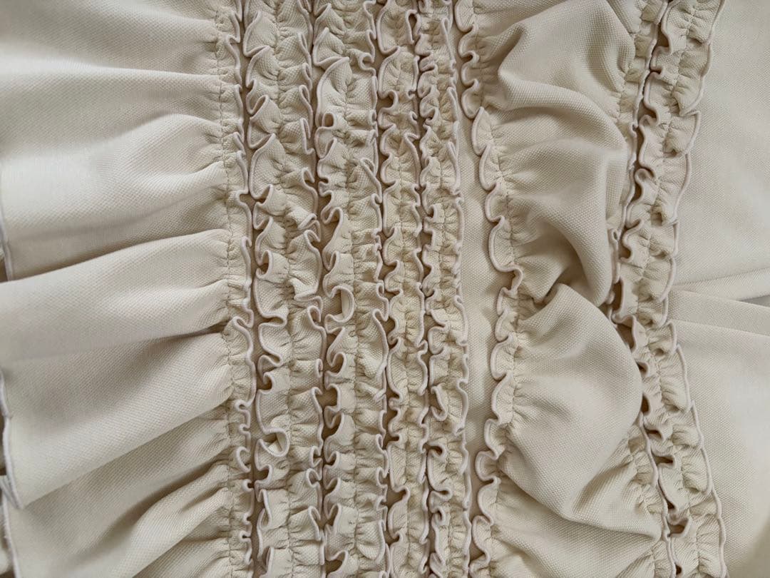 新品WILLFULLY/gather frill keynecksweatフリル