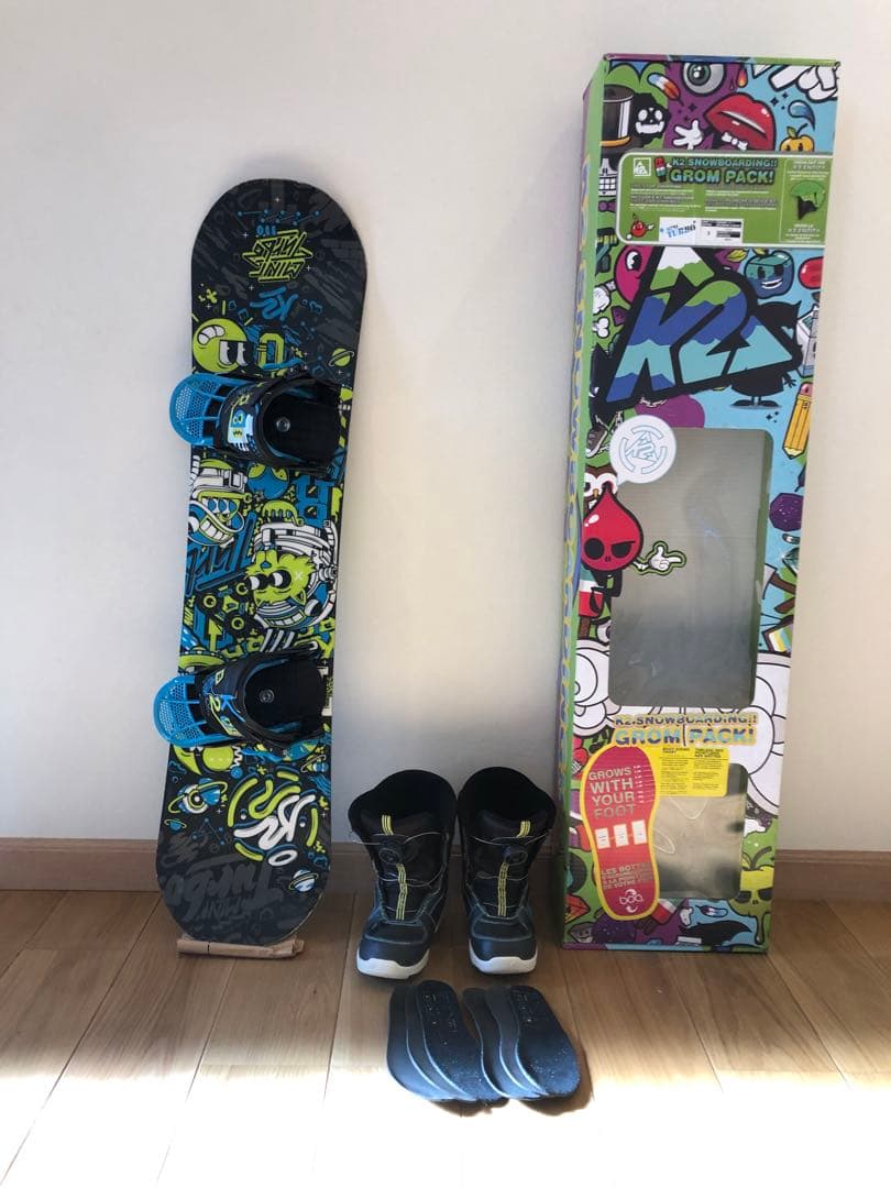 k2 キッズ Grom Pack 3点セット　スノーボード 110cm