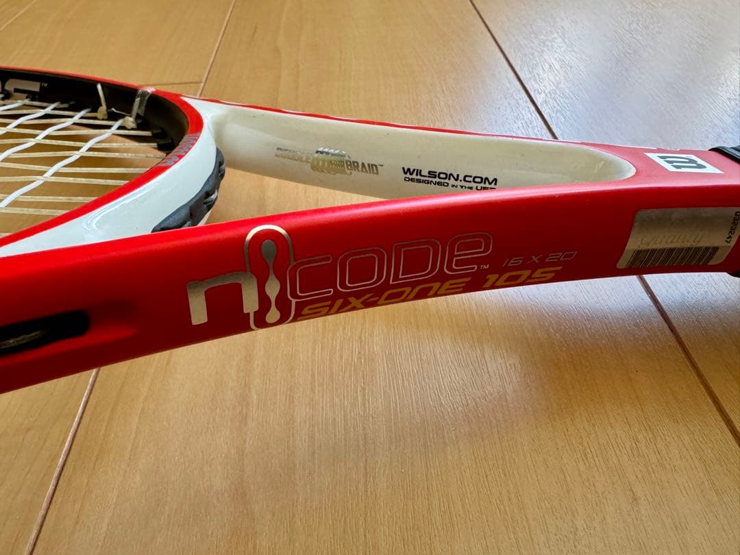 極めて美品Wilson ncode n6.1 105 グリップ3