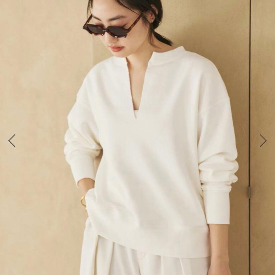 PROTAGONISTA プロタゴニスタ 別注 SLIT NECK スウェット