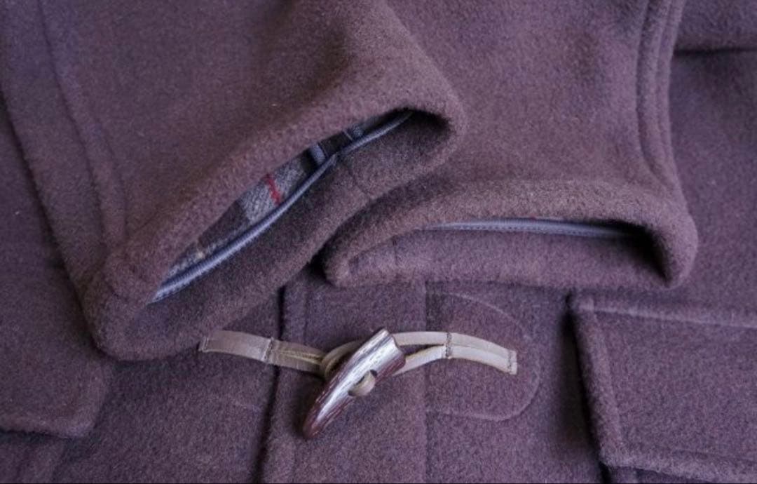 モンゴメリー　Wフェイス ダッフルコート　USA 38　チョコレートブラウン